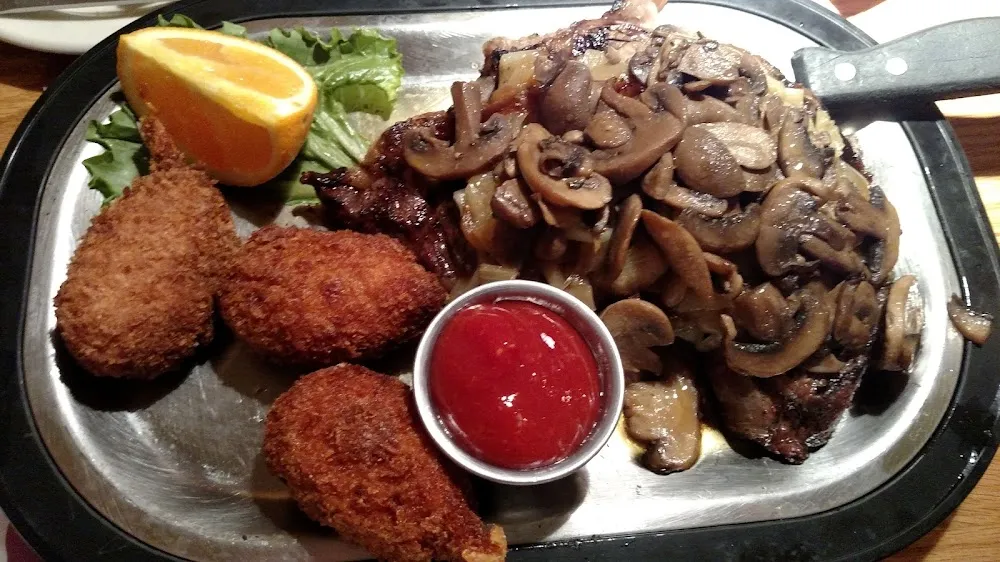 Ribeye and Stuffed Shrimp